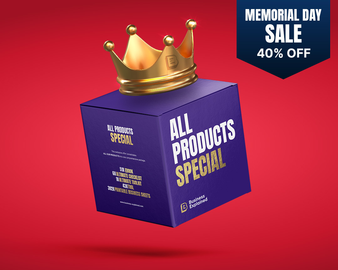 Business Explained All Products Special Memorial Day